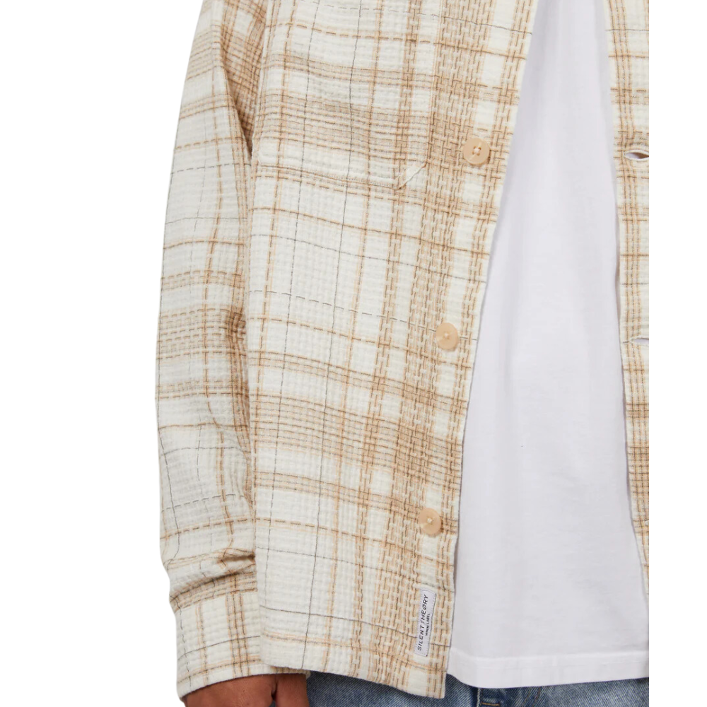 Check Seersucker Overshirt