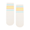Jetty Stripes Crew Non Slip Grip Socks