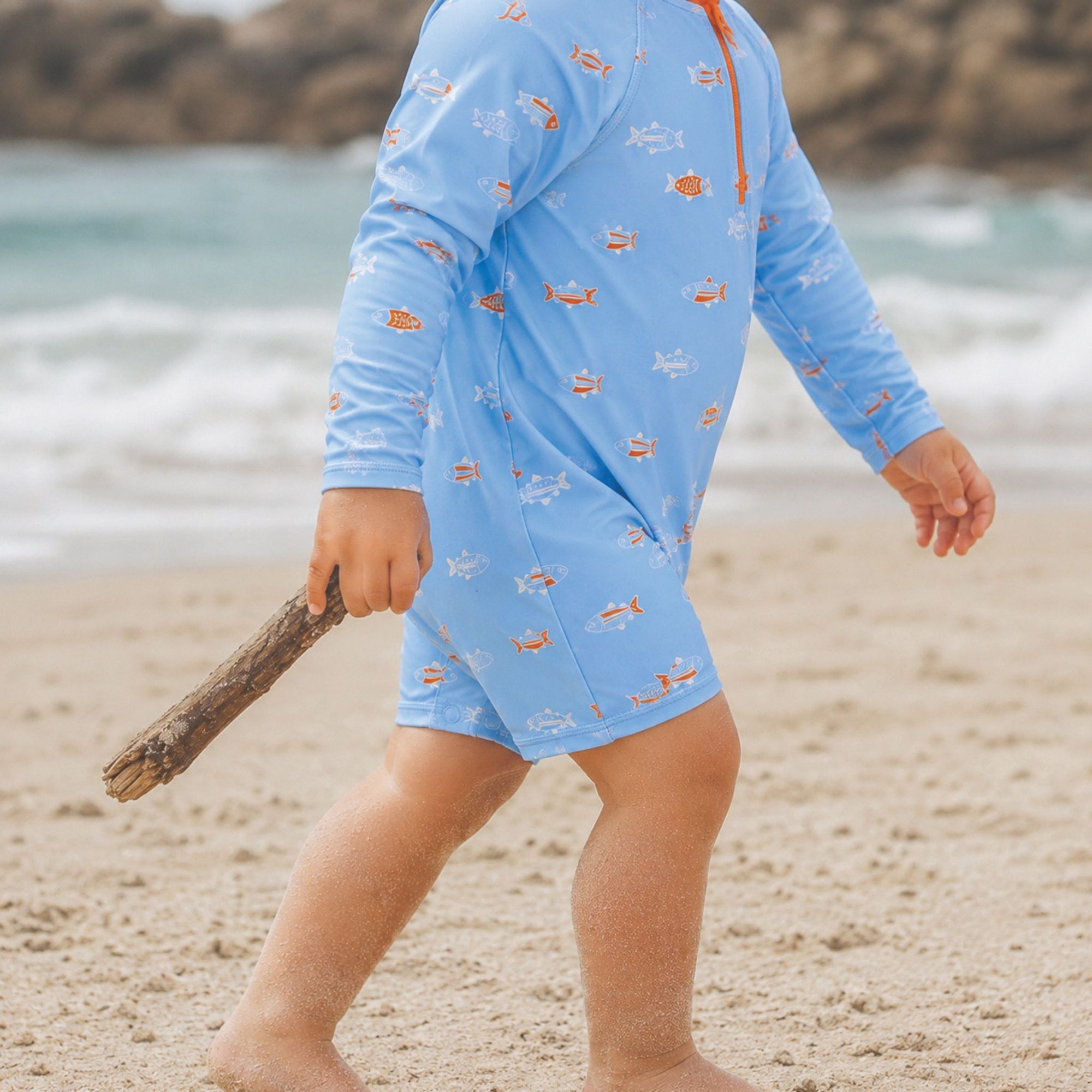 Baby Rash Suit Fish School