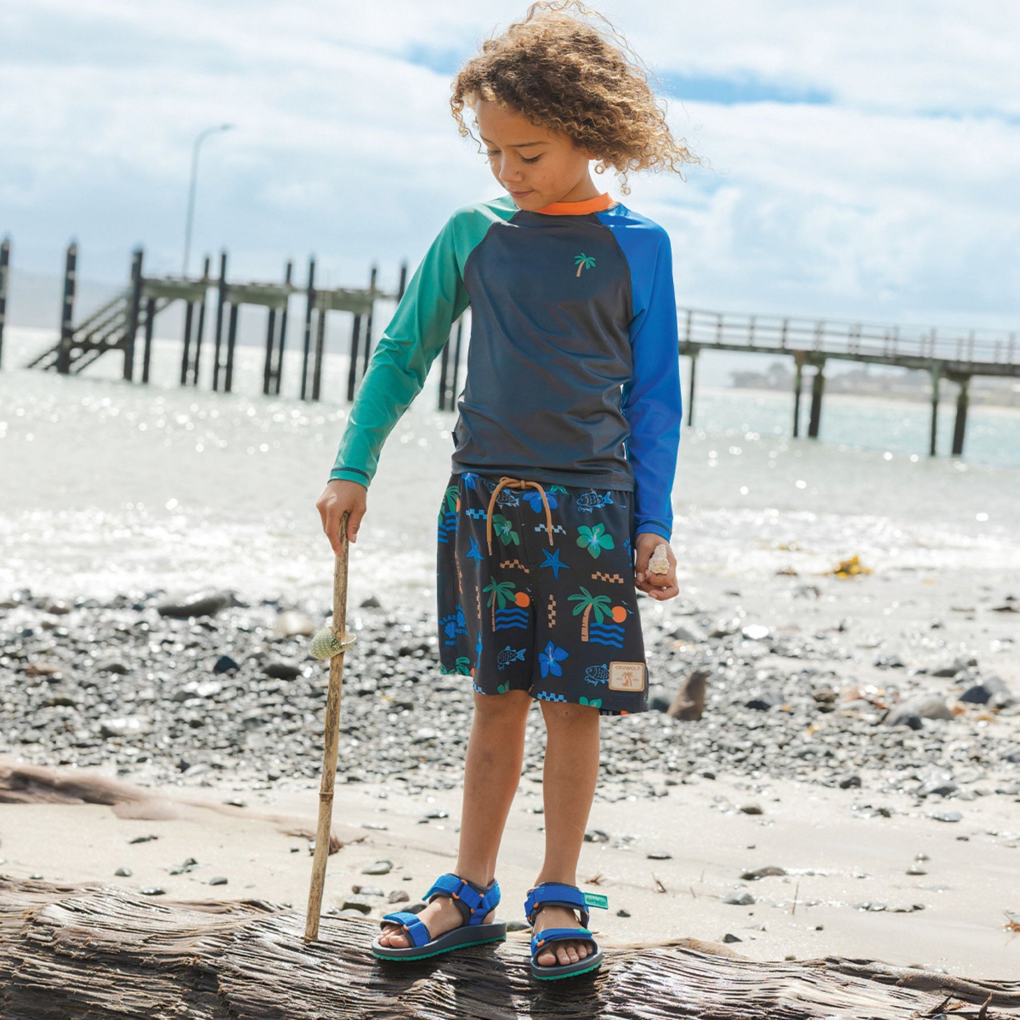Kids Board Short Seaside Motel