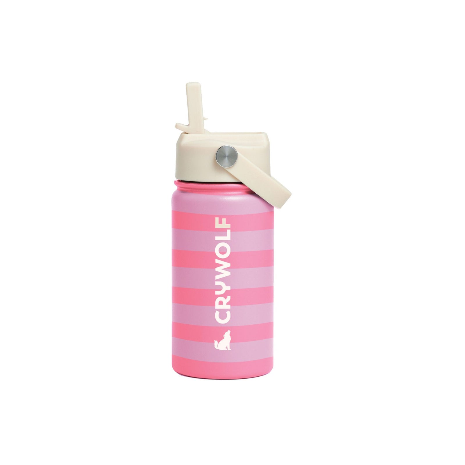 Crywolf Drink Bottle Flamingo Stripe