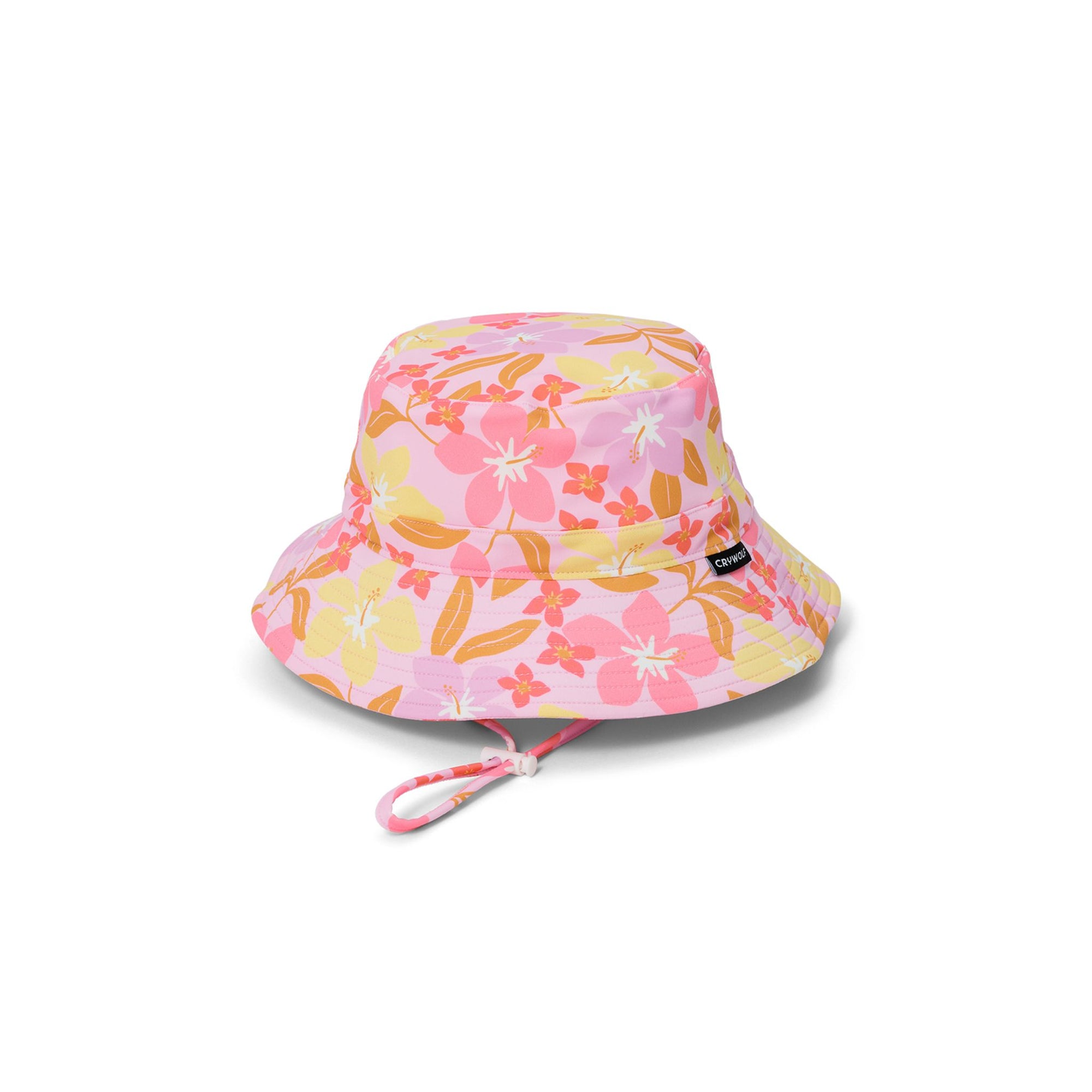 Swim Bucket Hat Hibiscus Daze