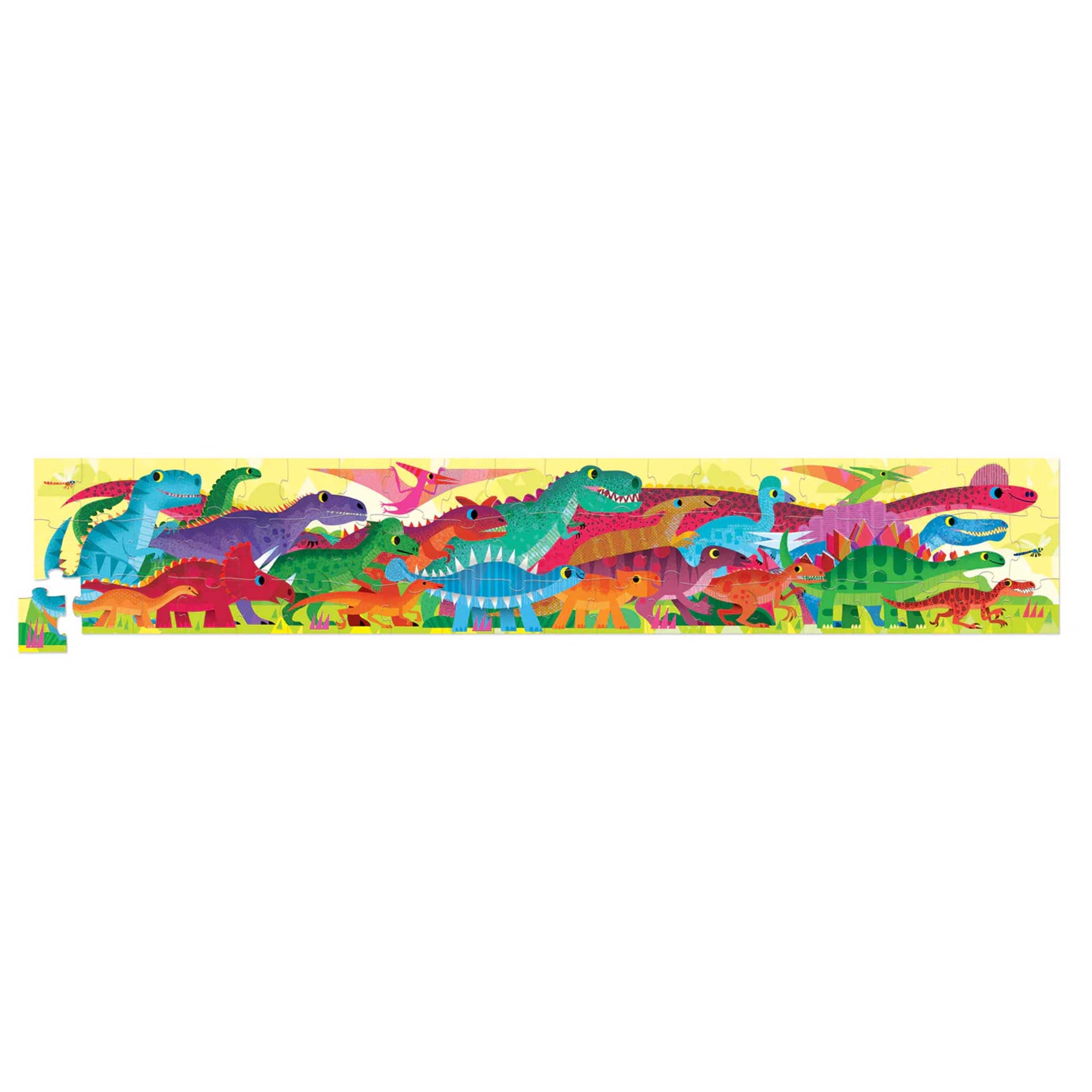 Super Duper Long Puzzle 60pc - Dino World