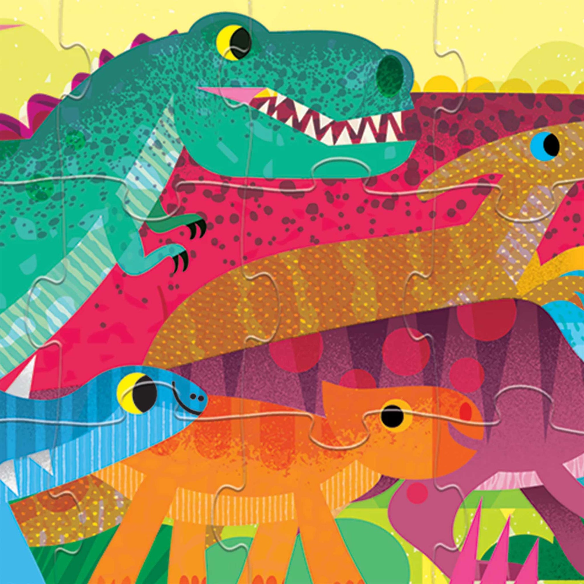 Super Duper Long Puzzle 60pc - Dino World