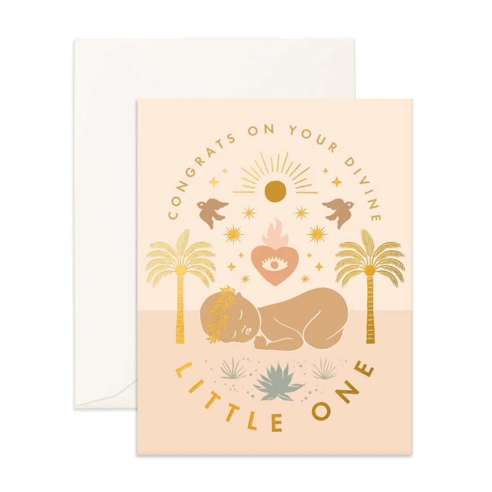 Greeting Card Divine Little One