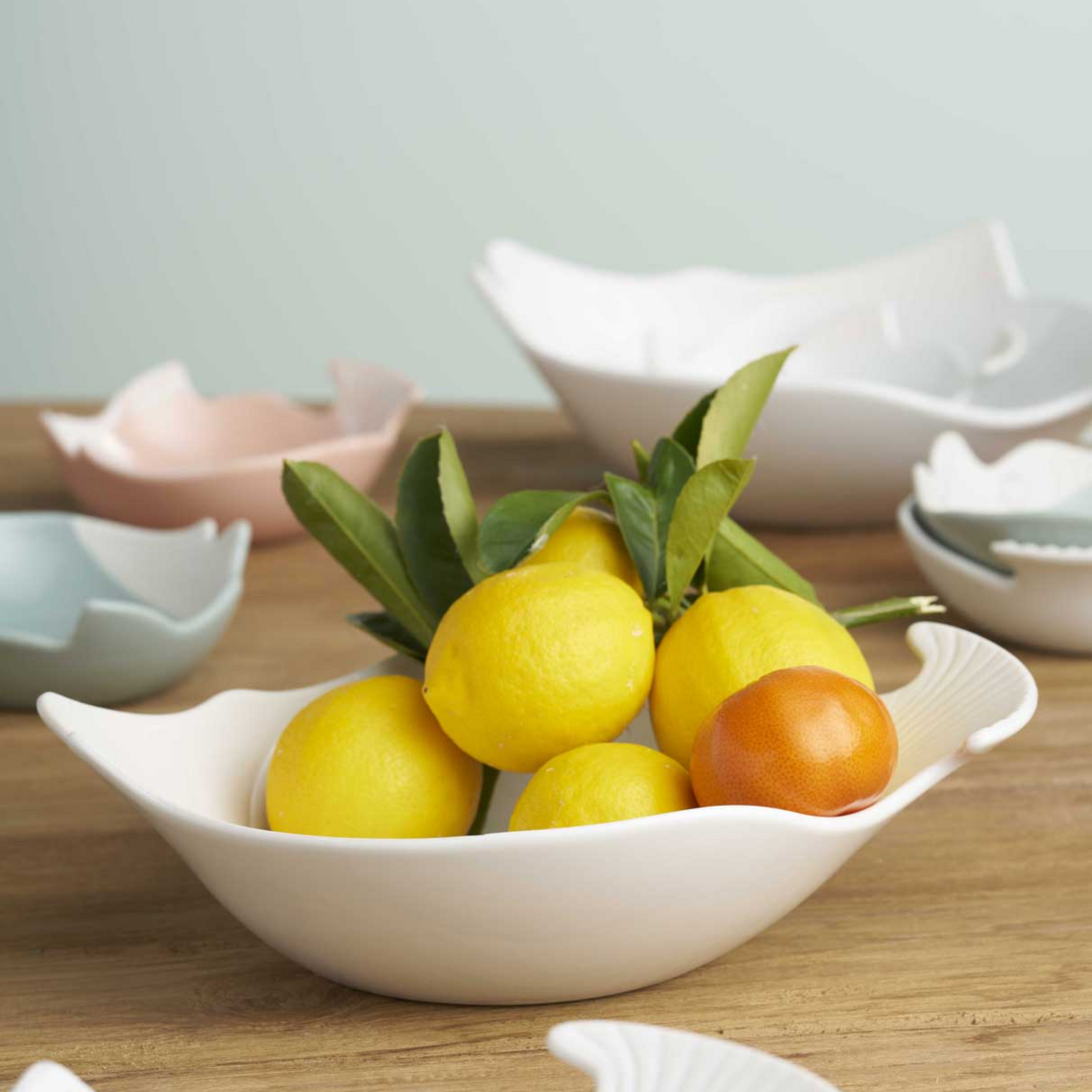 Dyson White Salad Bowl