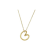 18K Gold Entwine Pendant Necklace