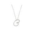 Sterling Silver Entwine Pendant Necklace