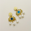 Eye &amp; Pearl Earrings