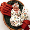 Festive Berry Muslin Wrap