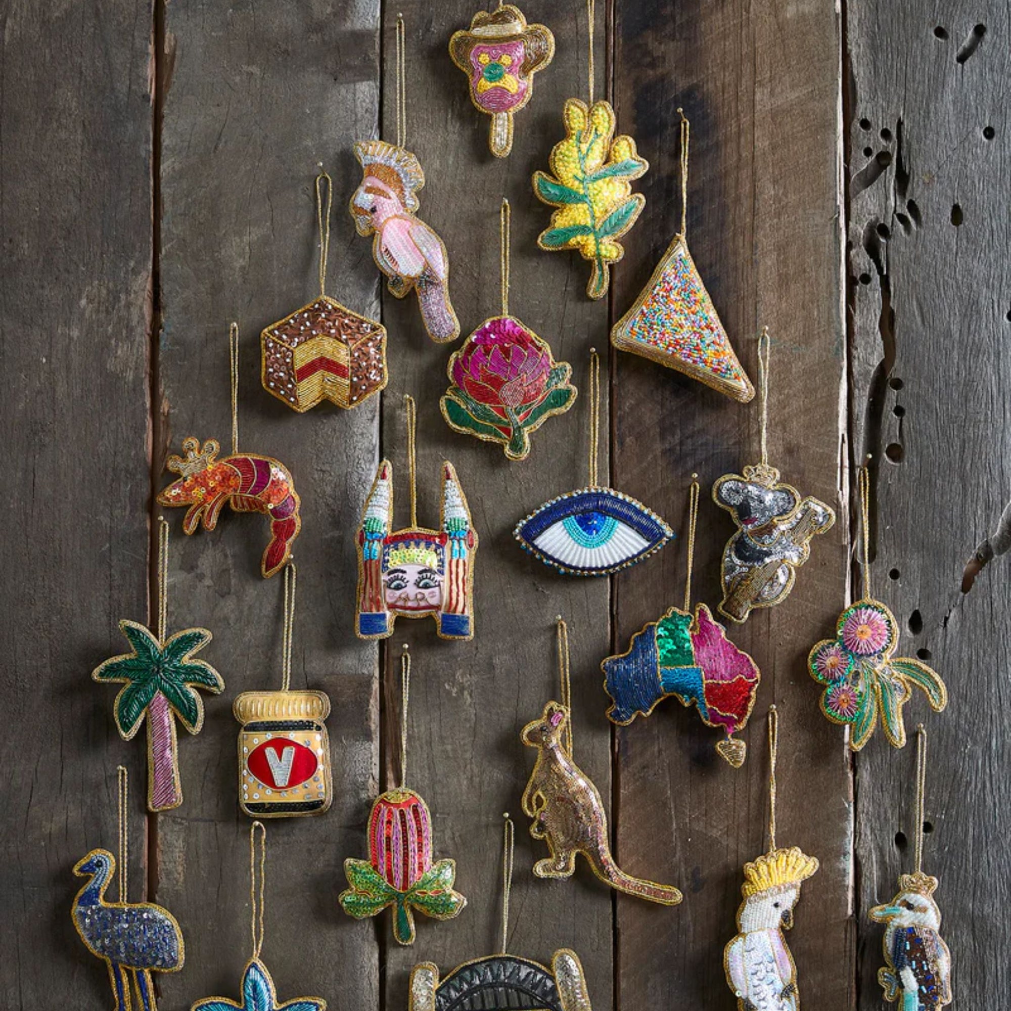 Fairy Bread Sequin Hanging Decoration