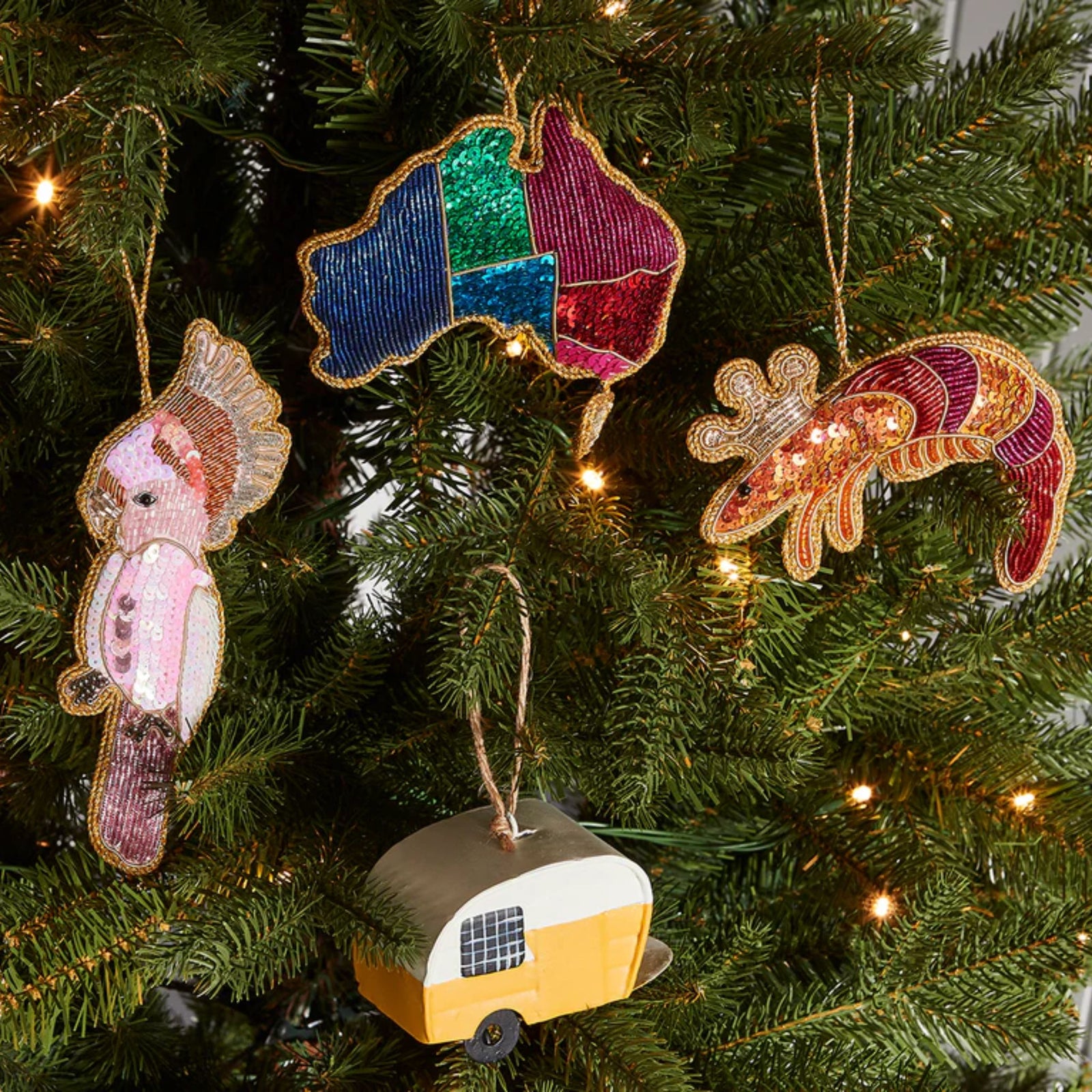 Galah Sequin Hanging Decoration