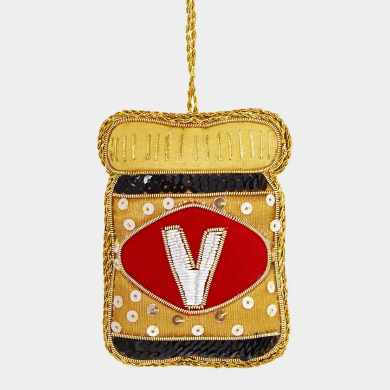 Vegemite Sequin Tree Decoration