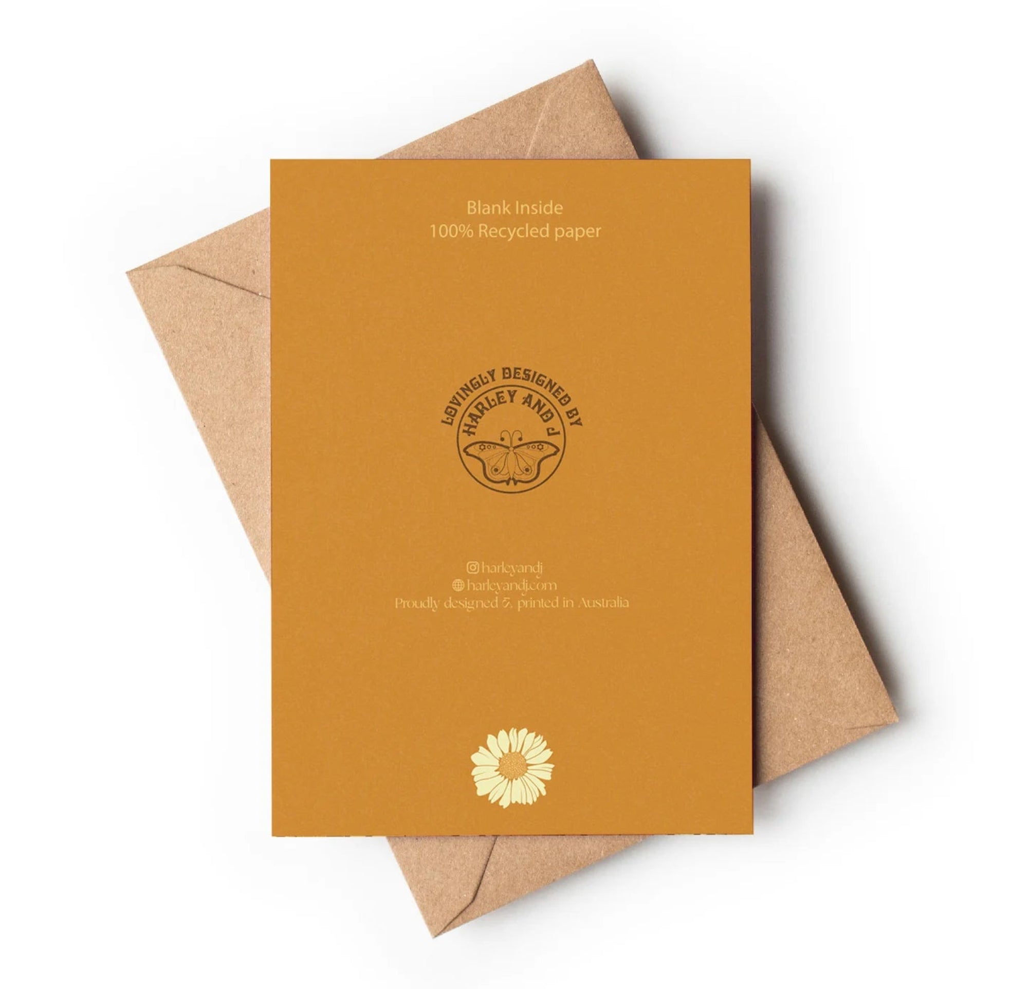Greeting Card Floral Surfer