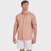 Men&#39;s Hampton Long Sleeve Linen Shirt
