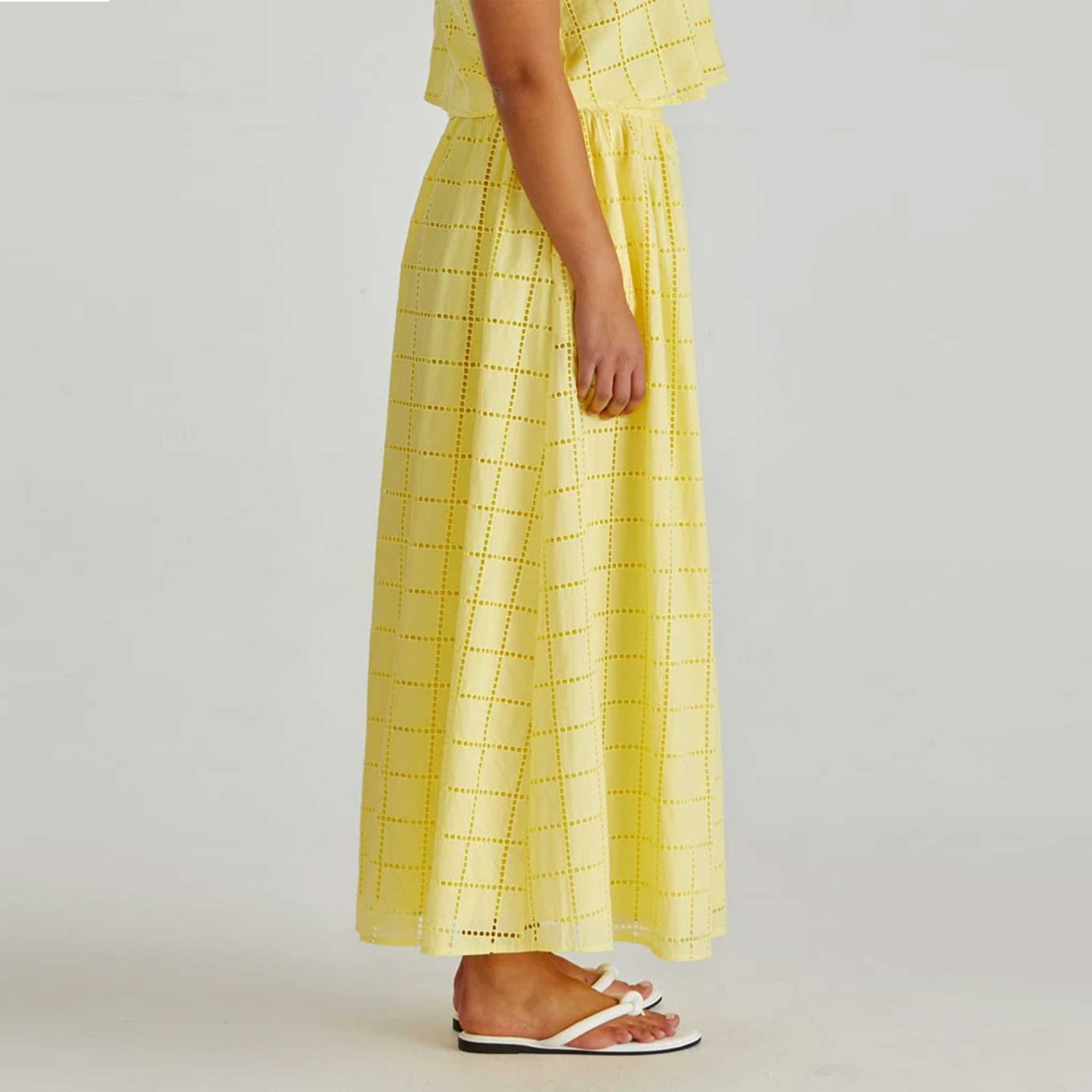 Helmo Broderie Full Skirt