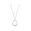 Sterling Silver Infinity Circle Necklace