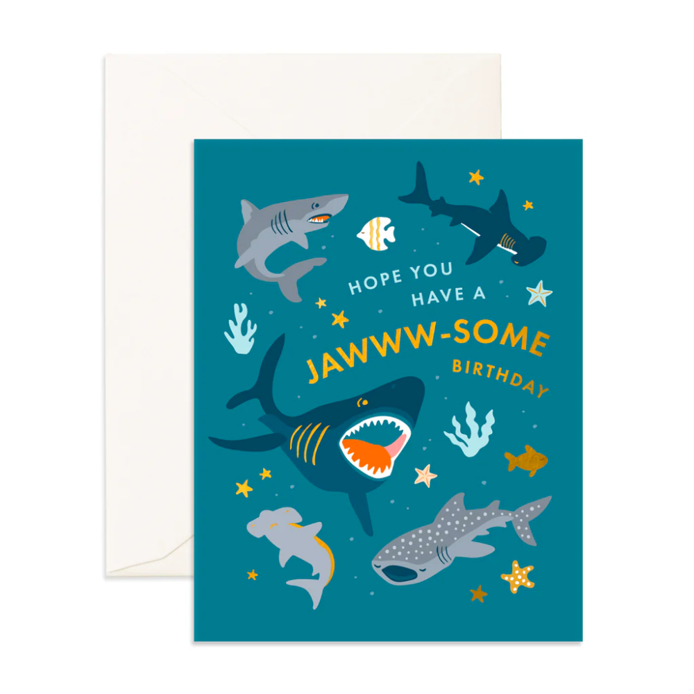 Greeting Card Jawww-some Birthday
