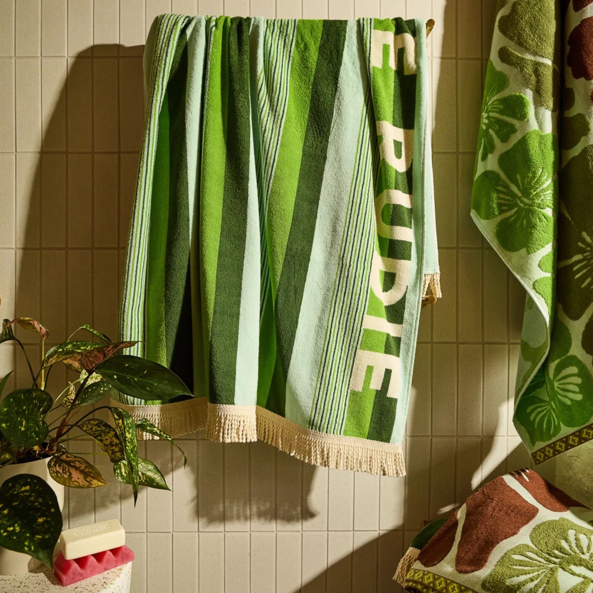 June Nudie Bath Sheet - Fluorite