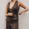 Linen Tie Top