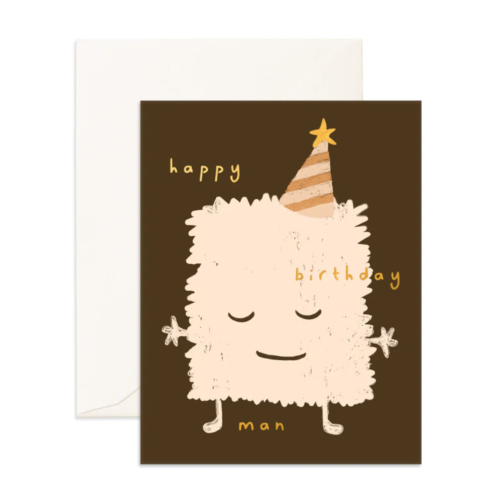 Greeting Card Little Monster Man
