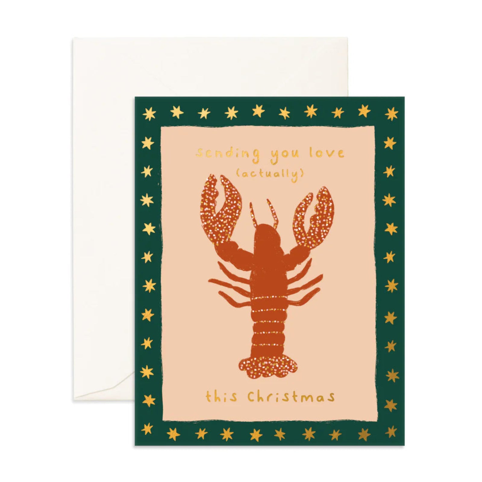 Greeting Card Love Actually Lobster
