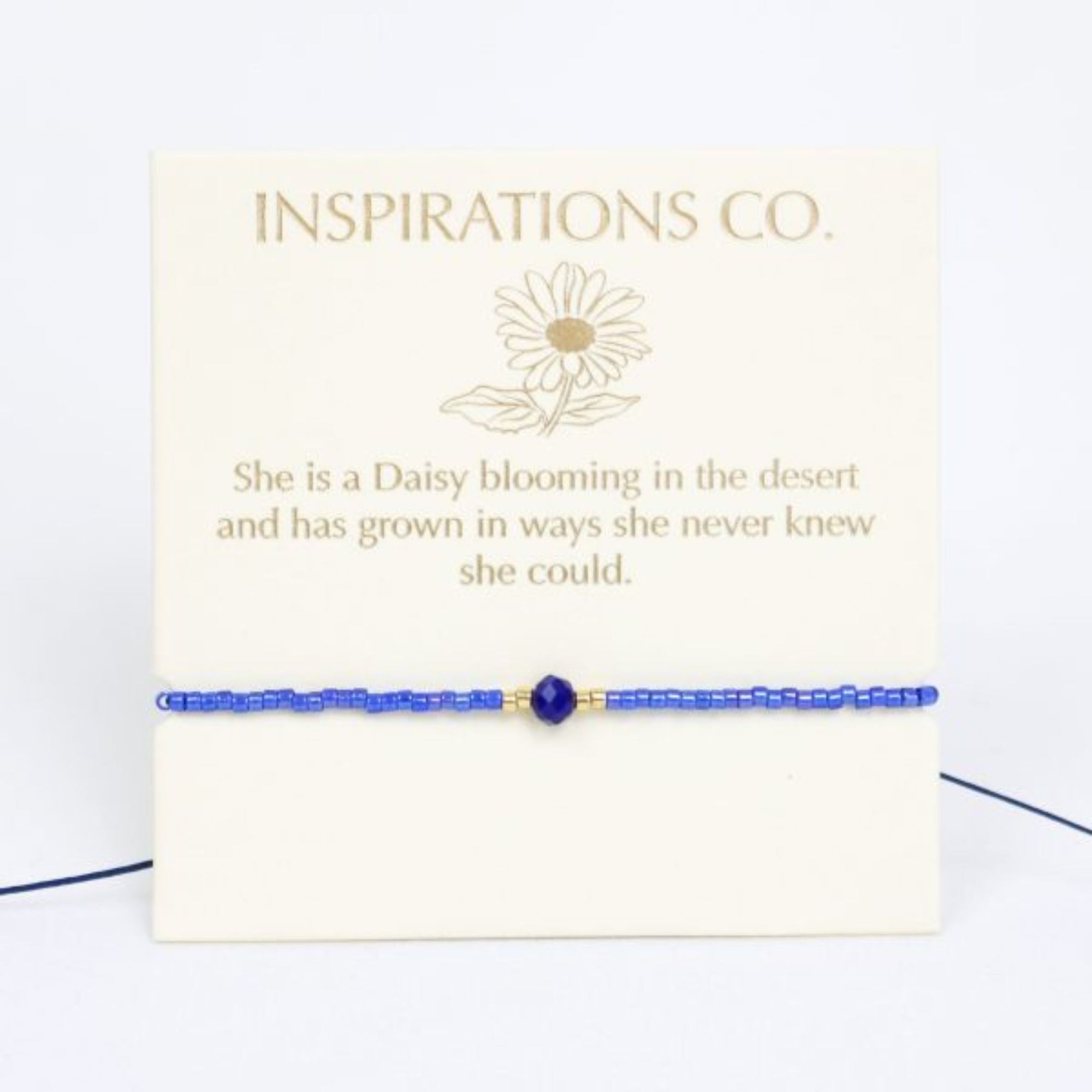 Inspiration Bracelet Blue and Gold