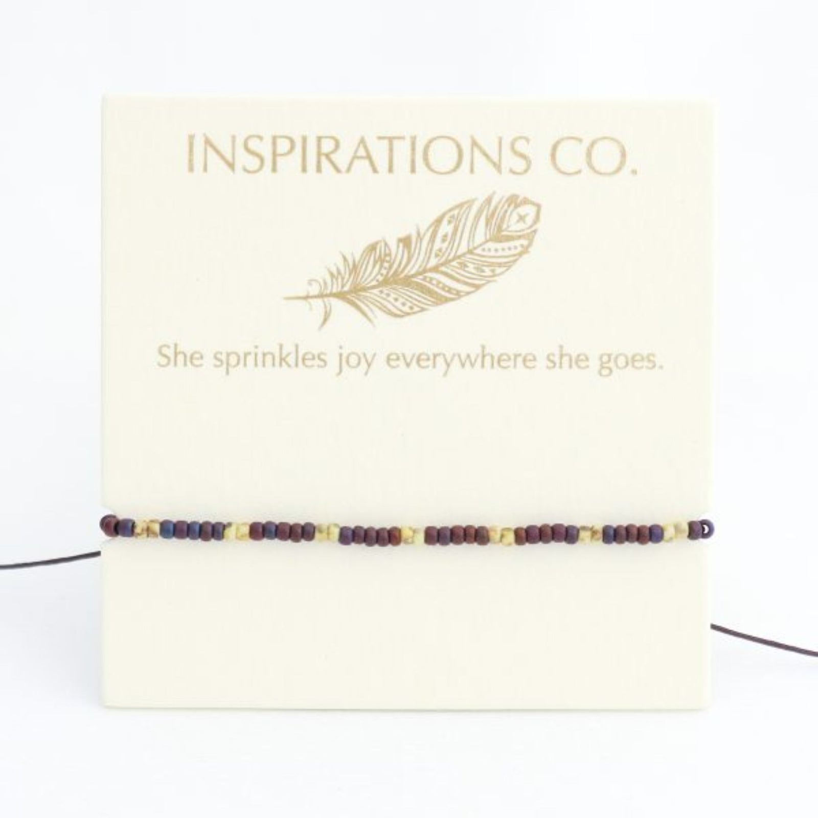 Inspiration Bracelet Deep Plum and Tort