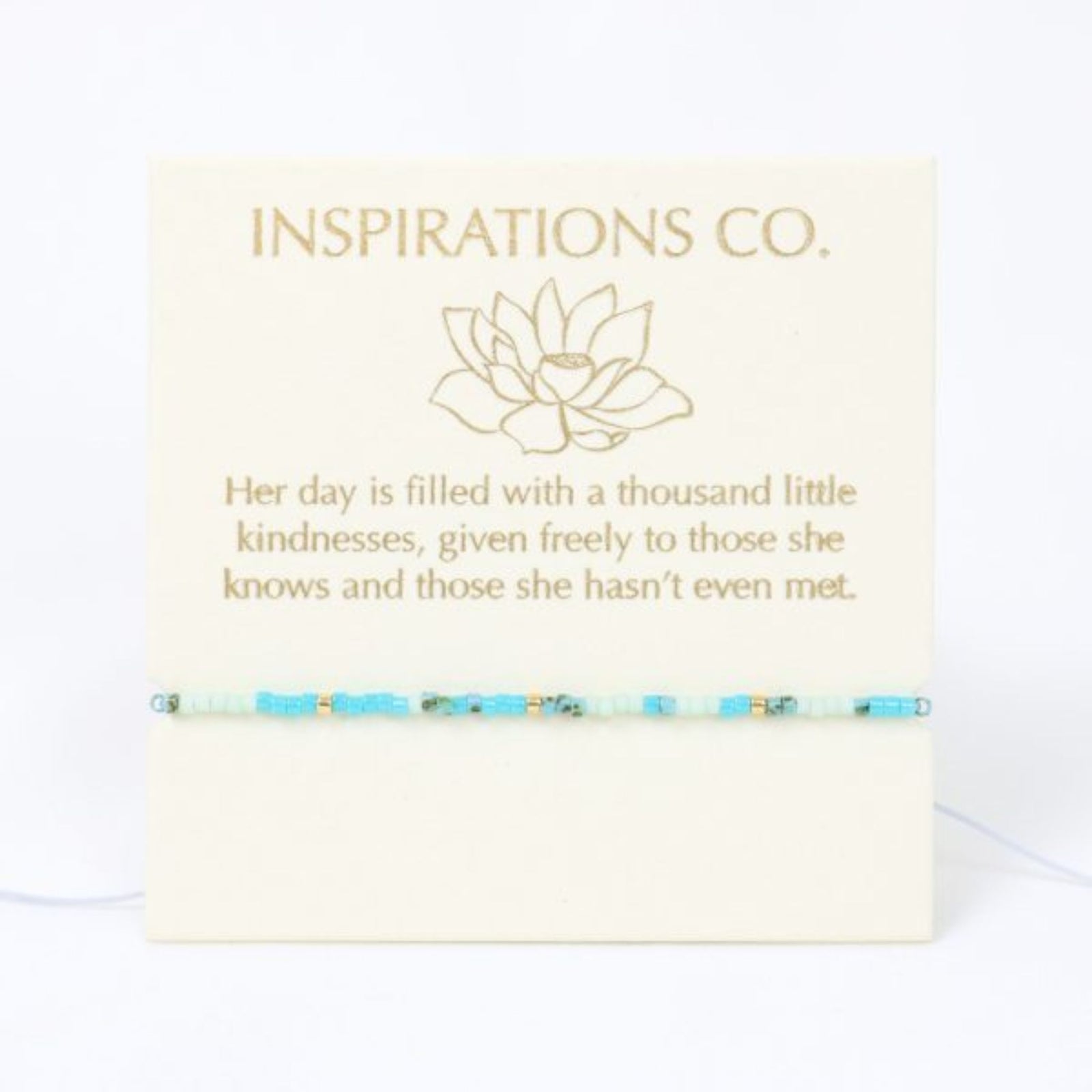Inspiration Bracelet Sea and Gold