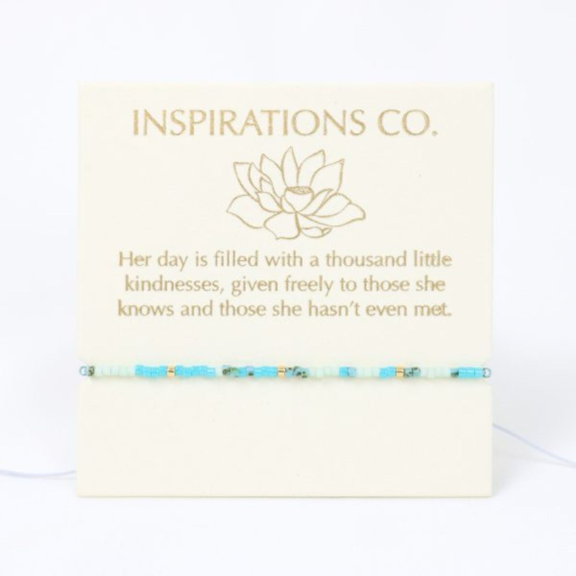 Inspiration Bracelet Sea and Gold