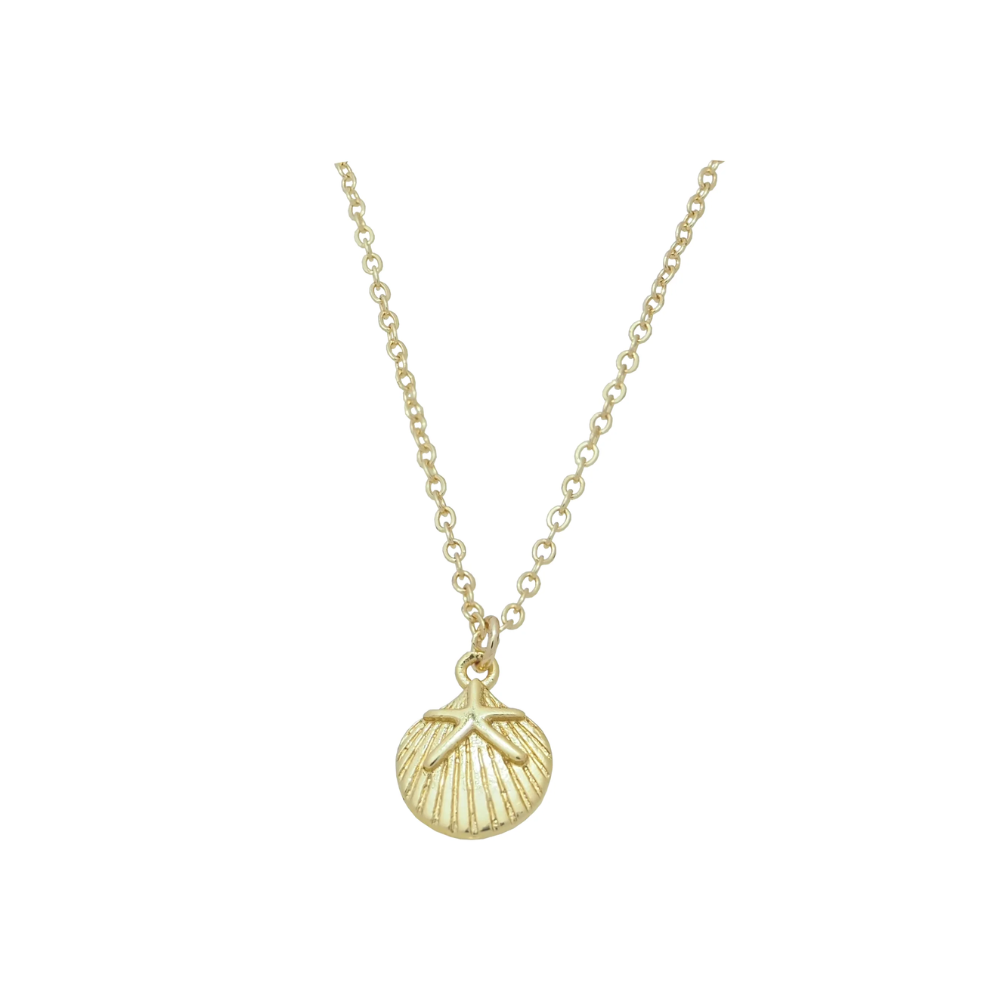 18K Gold Mermaid Pendant Necklace