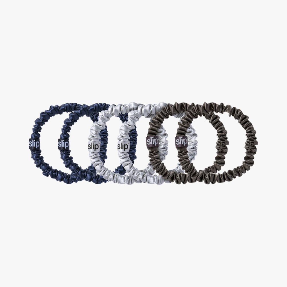 Silk Scrunchies 6 Piece Set