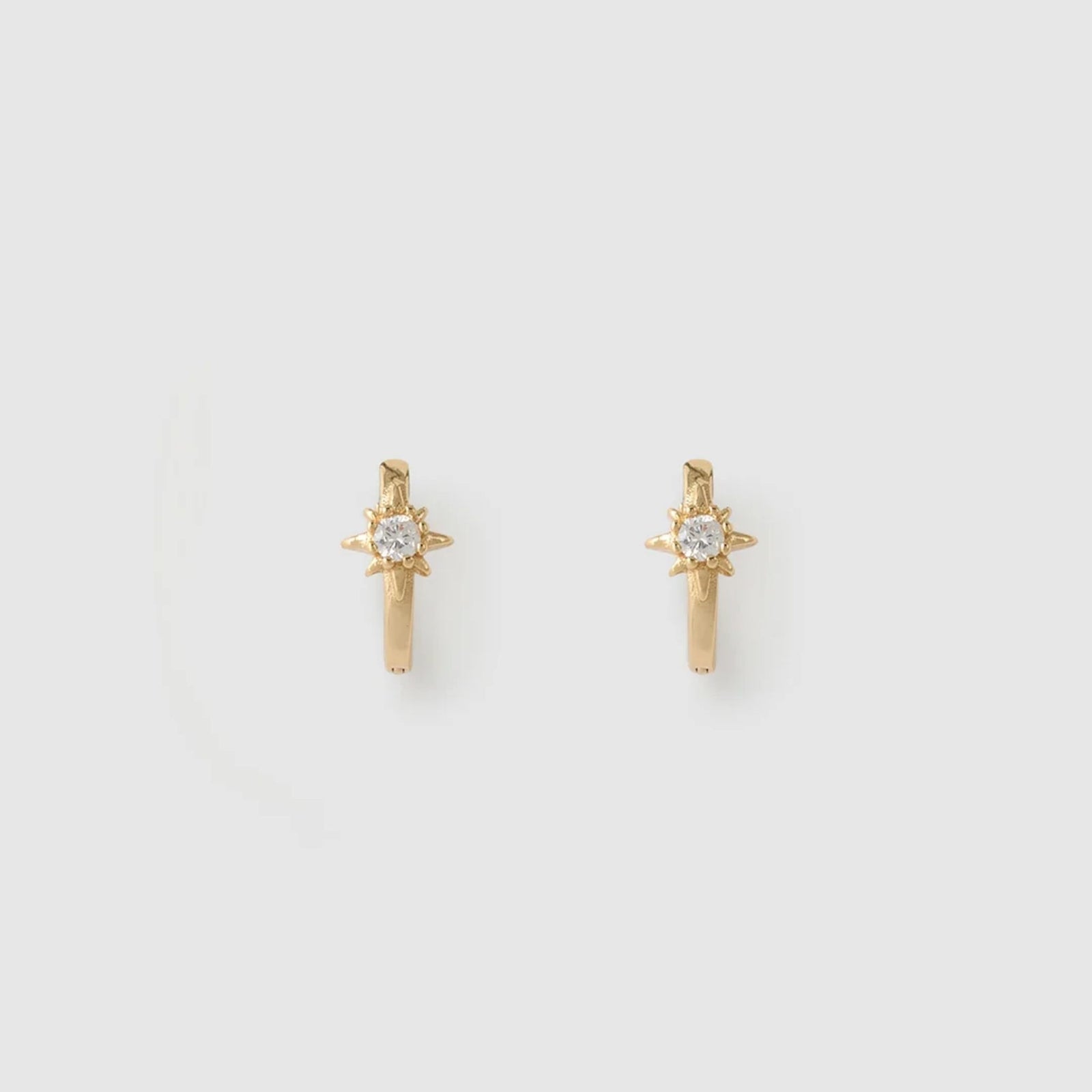 Nova Gold Huggie Earrings