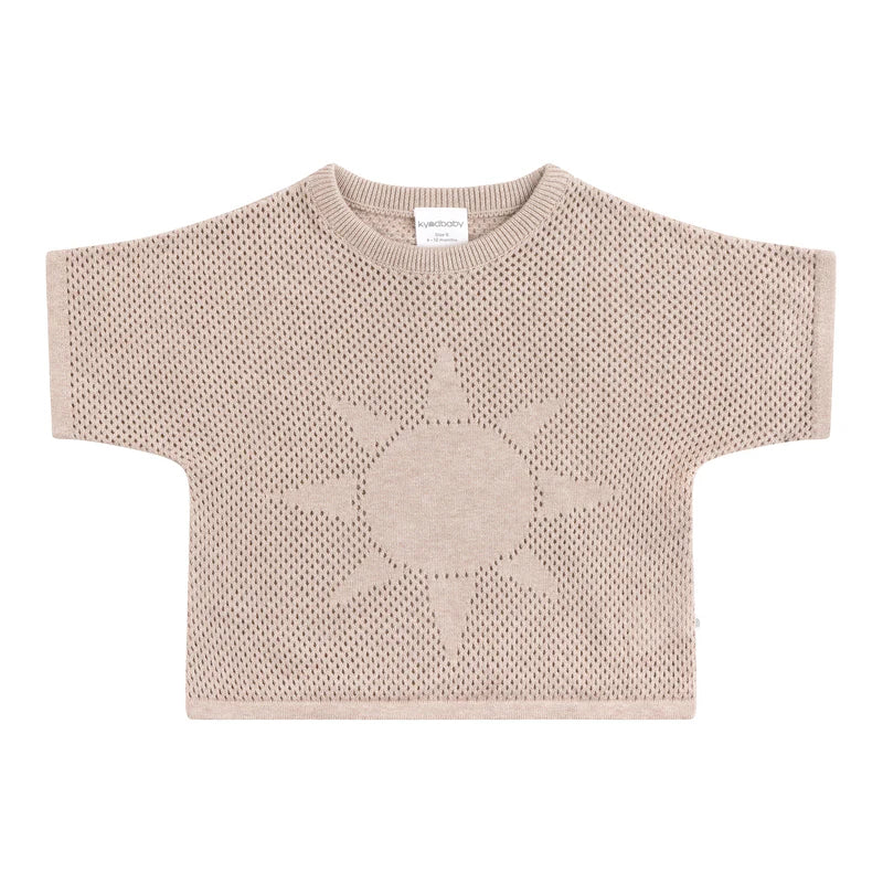 Jacquard Knit Sun Tee