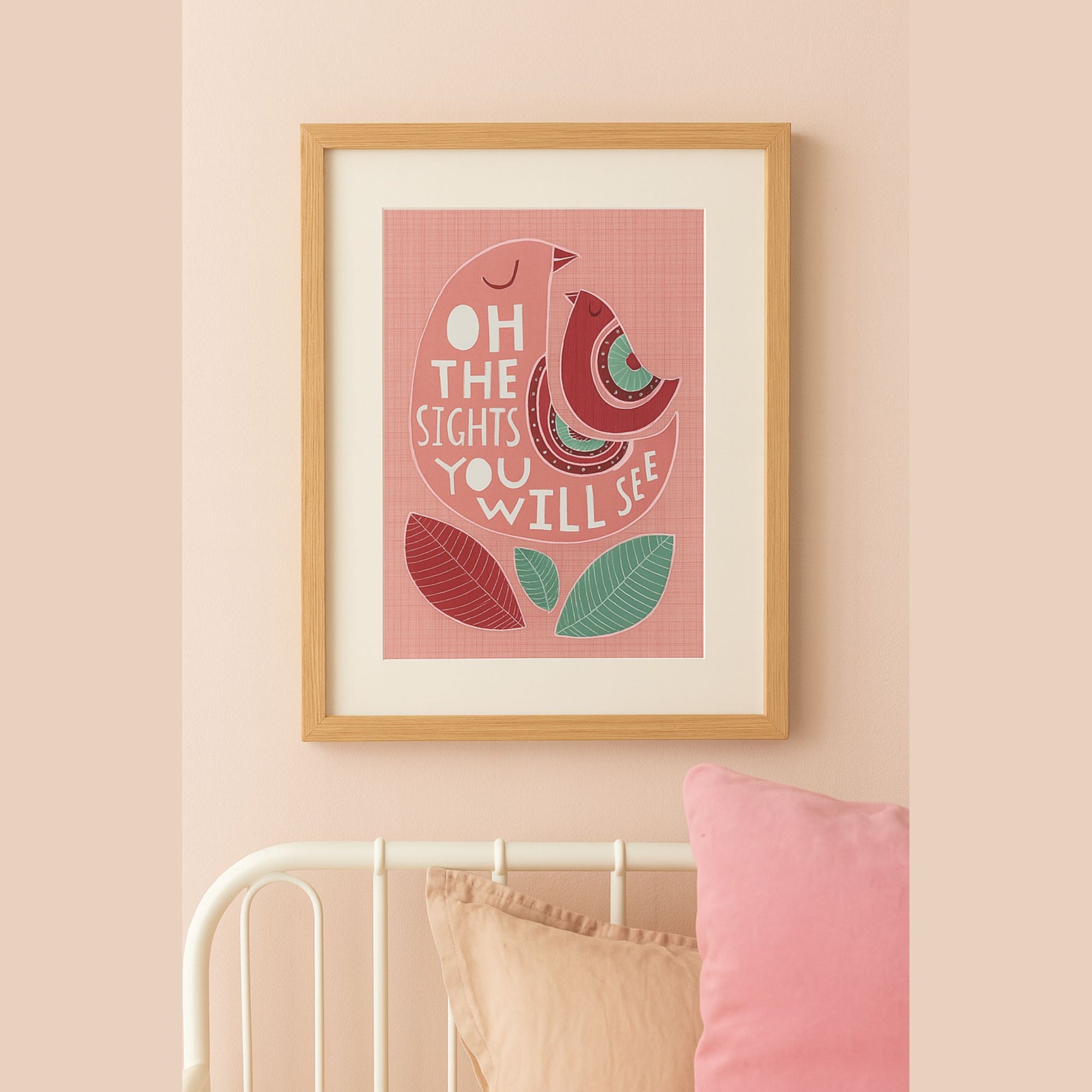 Oh the Sights You Will See Framed Print