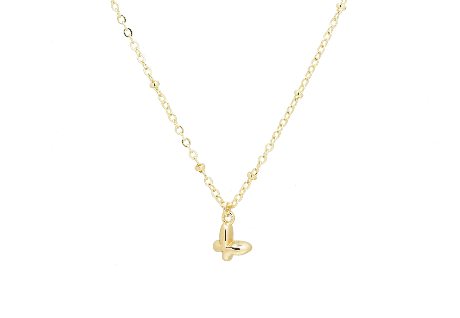 18K Gold Filled Butterfly Pendant