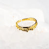 18K Gold Vermeil Stackable Irregular Ring