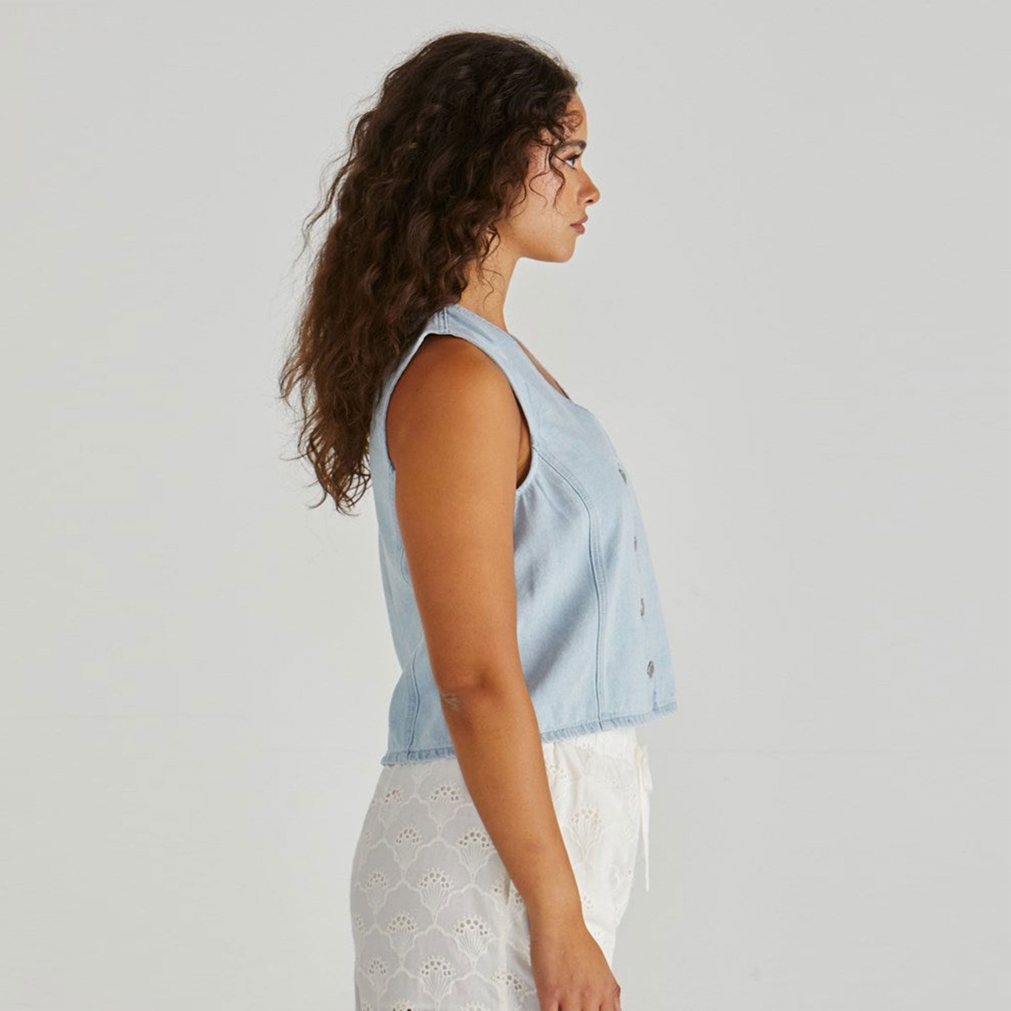 Sabine Denim Vest