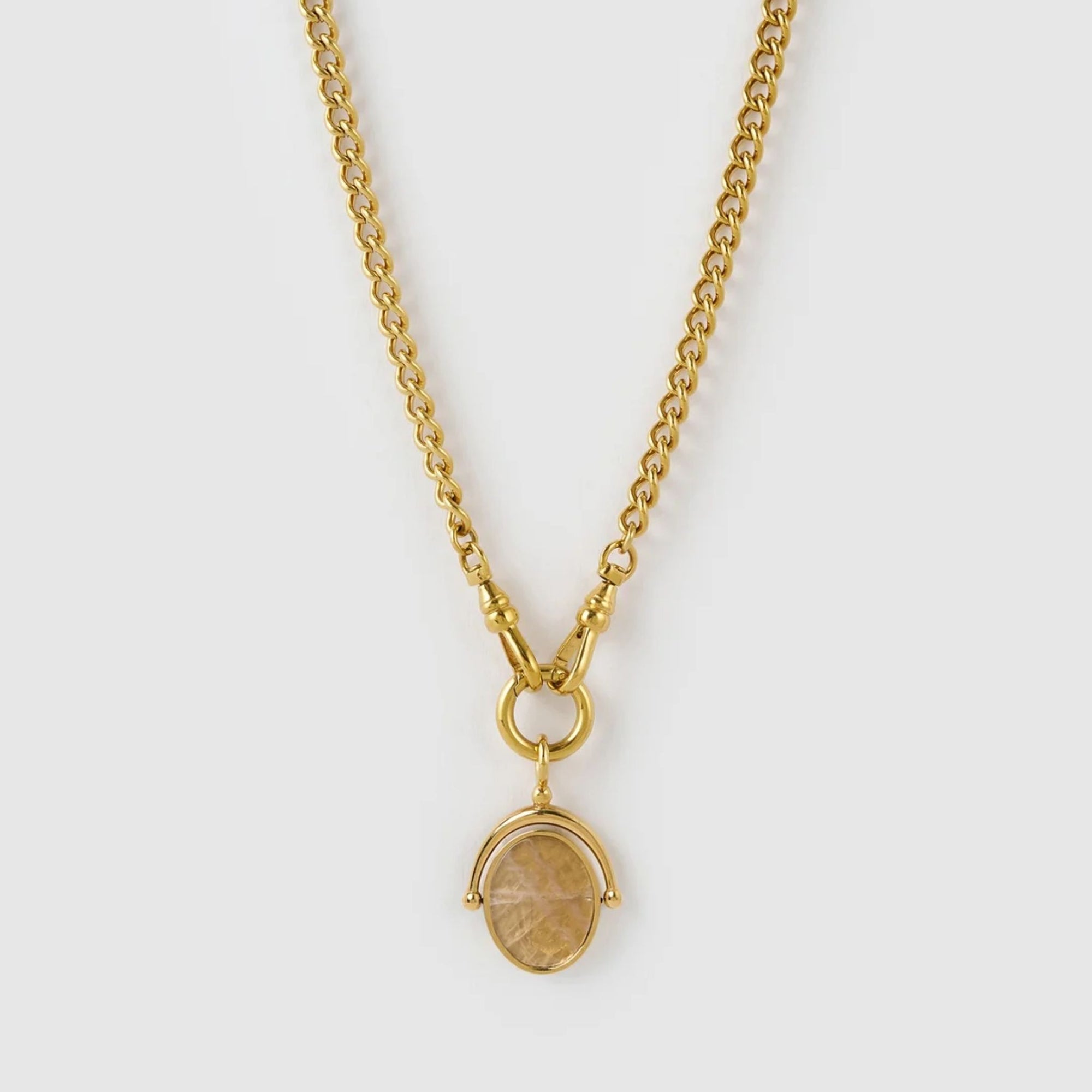 Sabine Spinner Charm Necklace