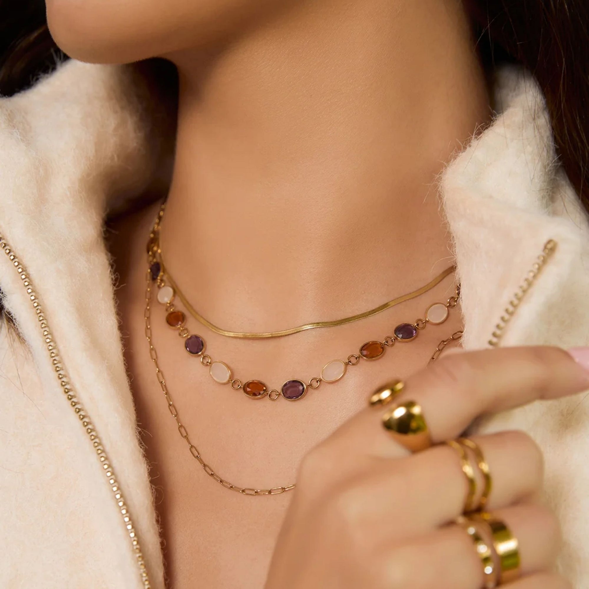 Sandra Gold Necklace
