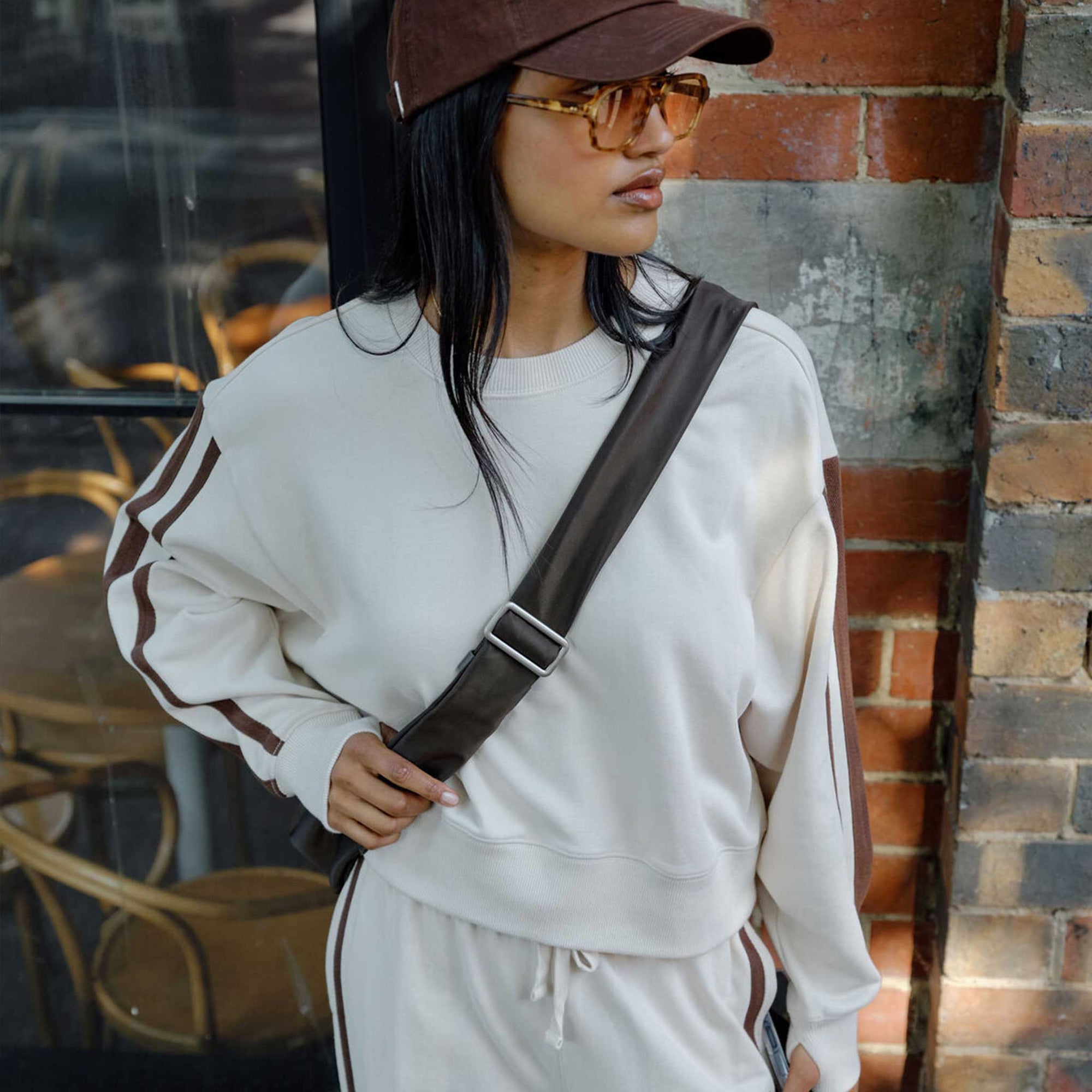 Sasha Sporty Slouchy Crew