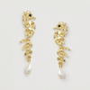 Sea Horse &amp; Pearl Earrings