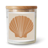 Fan Shell Candle - Tan
