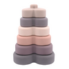 Silicone Heart Stacking Tower