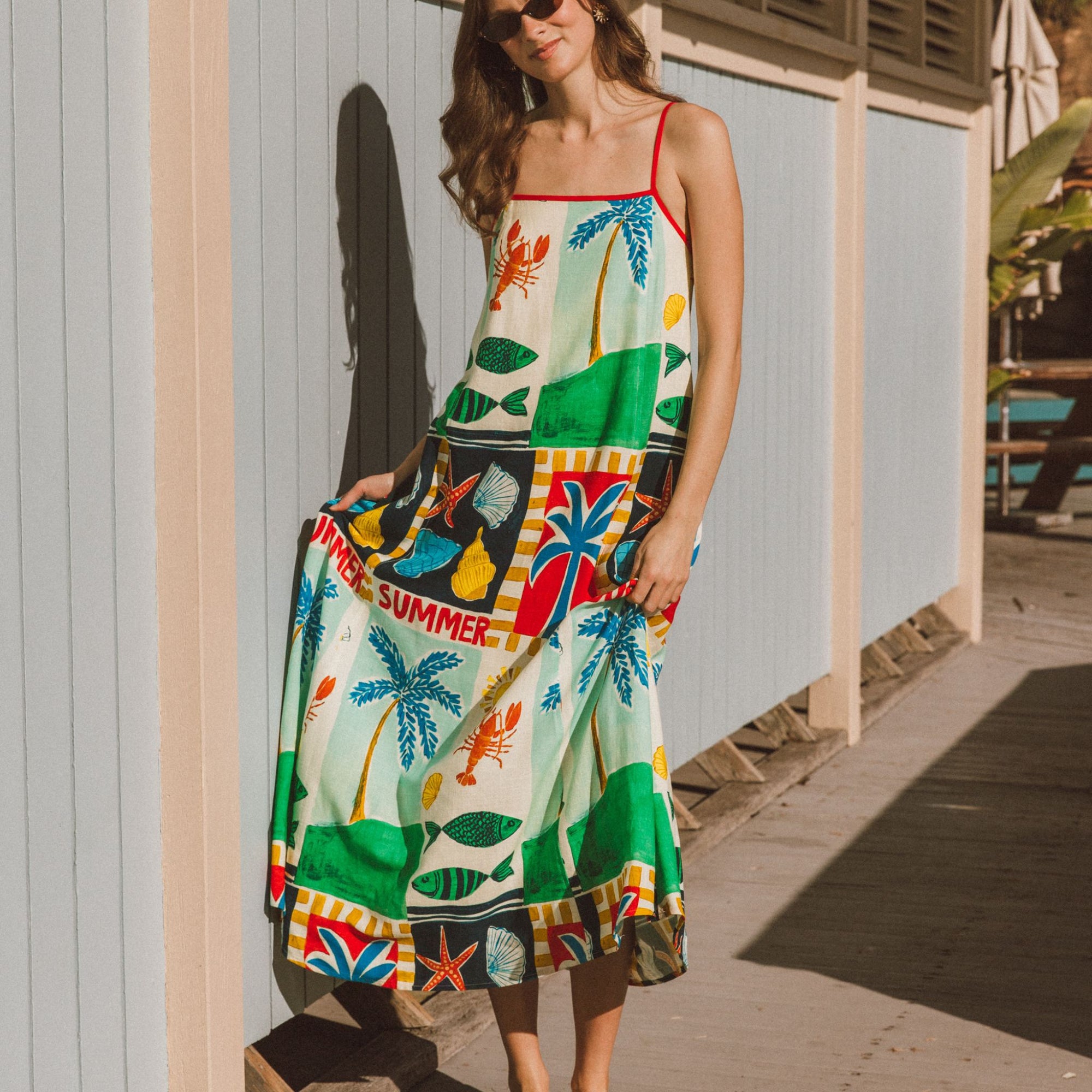 Soleil Summer Midi Dress