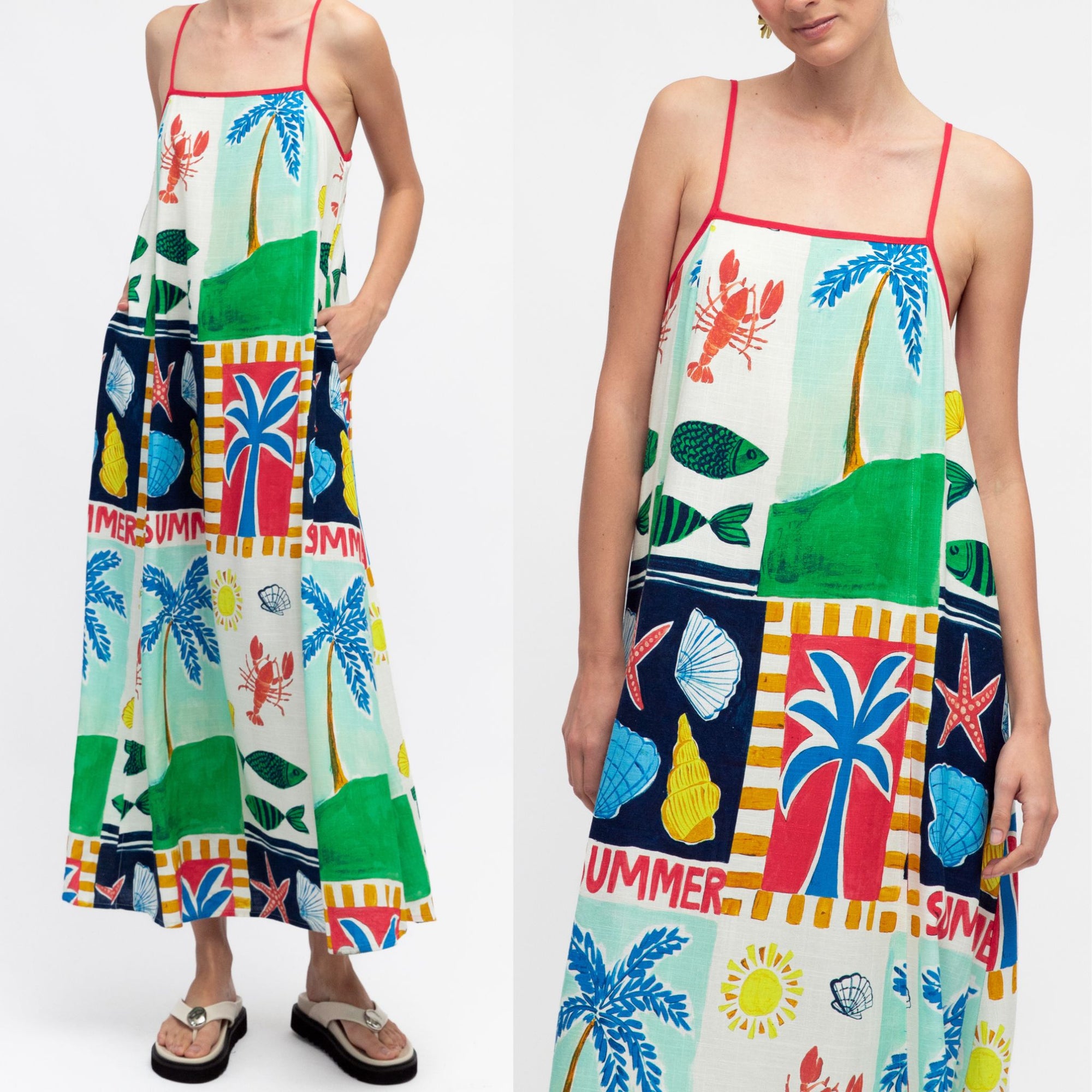 Soleil Summer Midi Dress