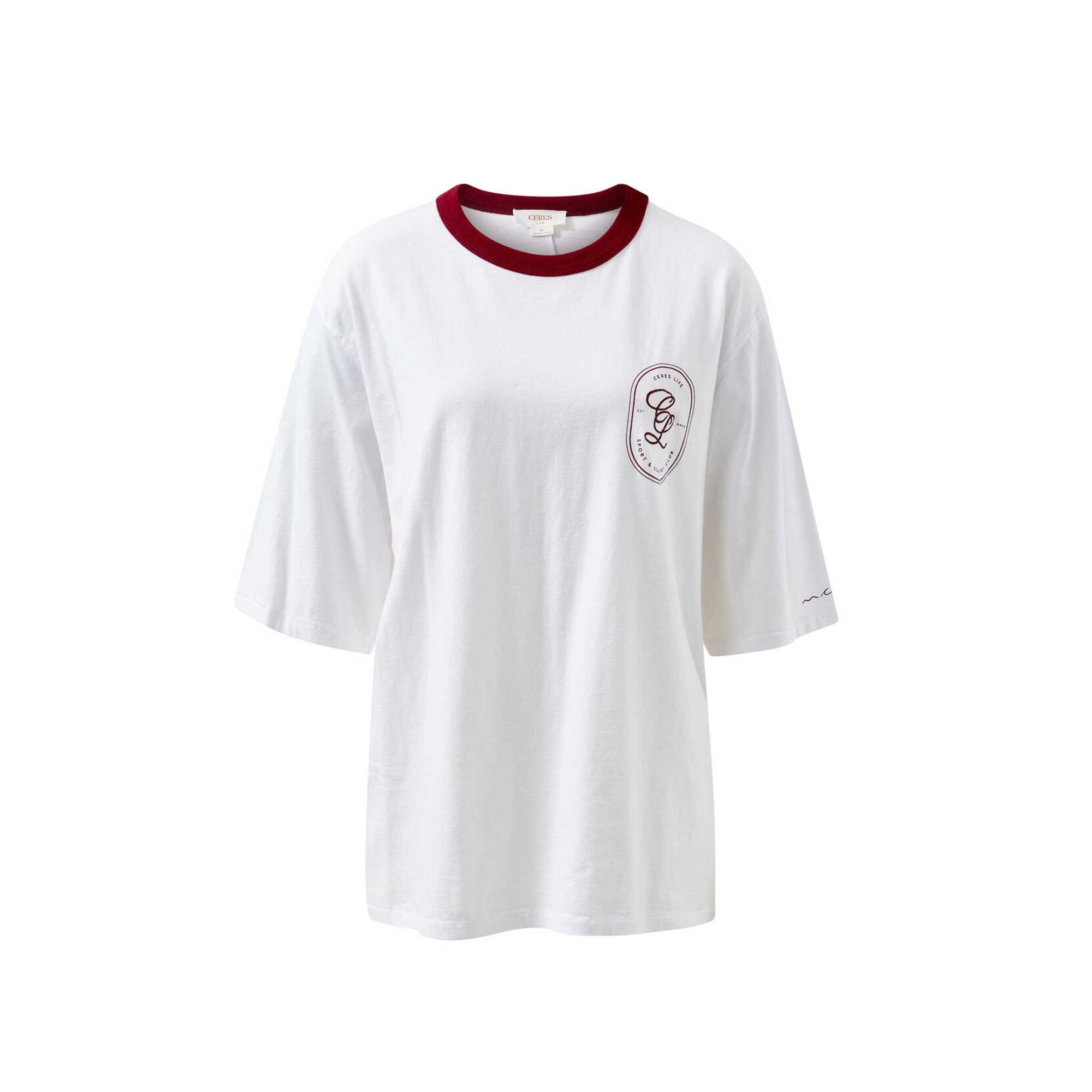 Liv Oversized Tee Sport Club