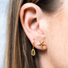 18k Gold Vermeil Starfish Studs