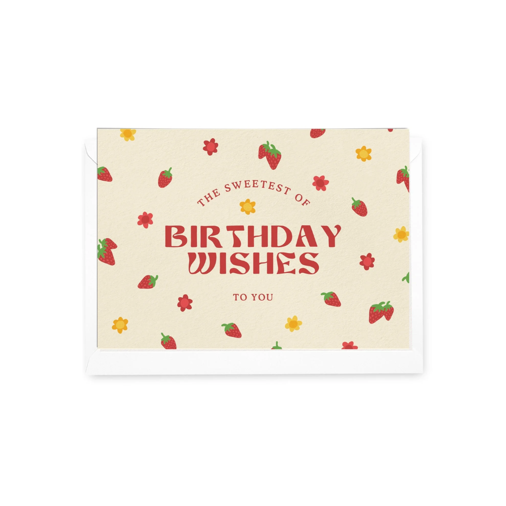 Greeting Card Sweetest Birthday Wishes