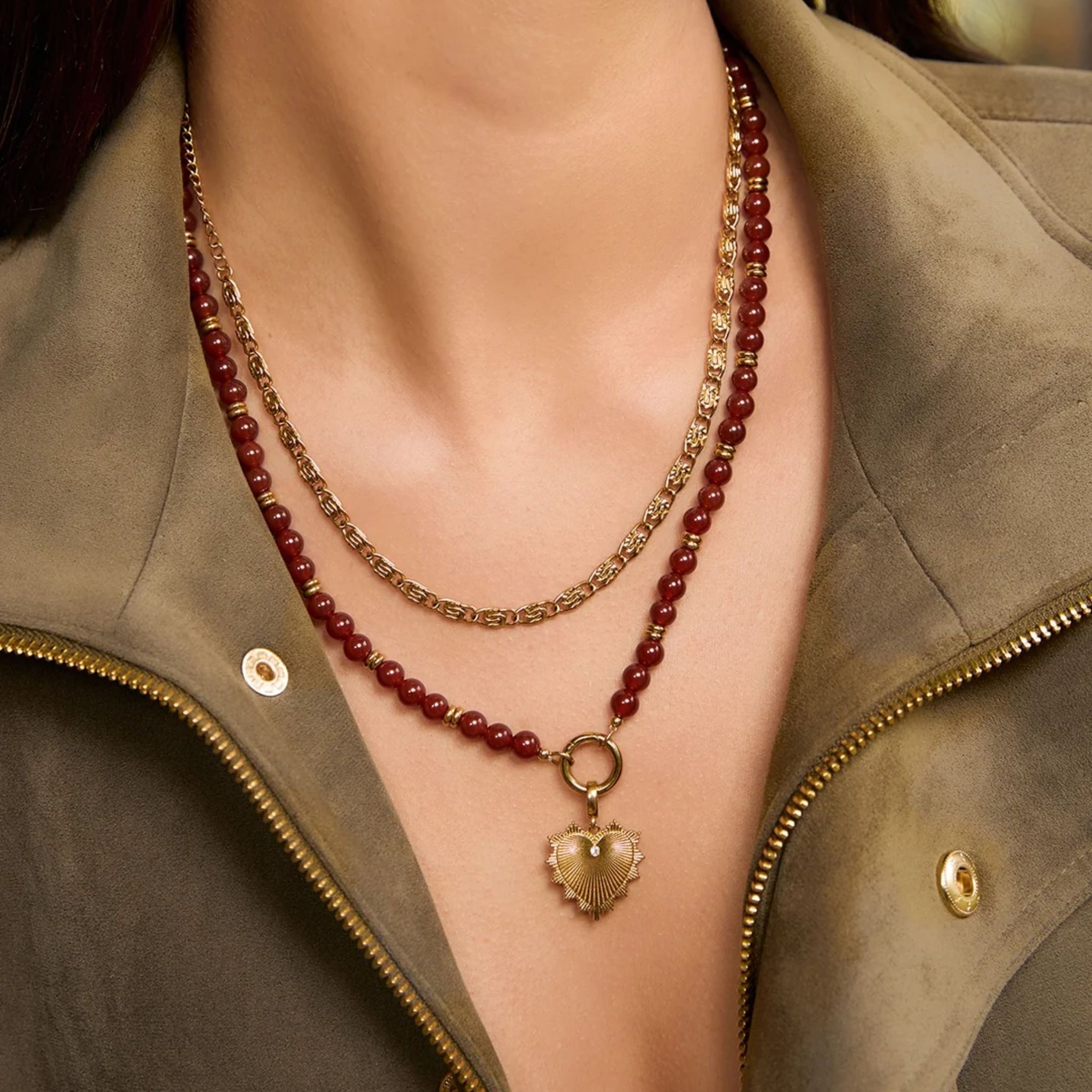 Velvet Charm Necklace
